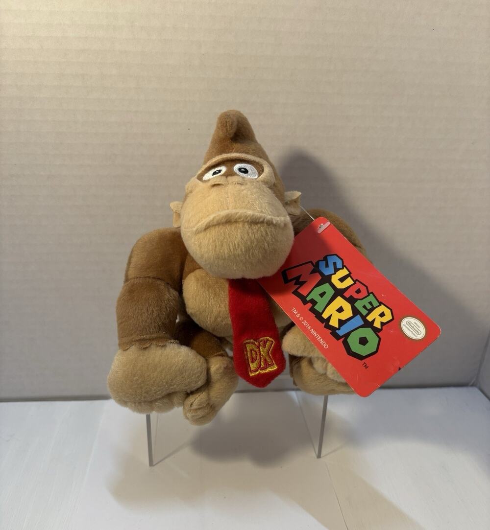 Nintendo Super Mario Brothers Donkey Kong Plush W/ Tags
